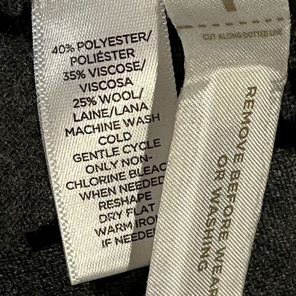 Loft tassled gray knit long sleeved top - S - Picture 8 of 8